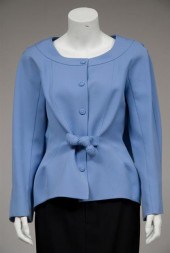 Two Thierry Mugler skirt suits