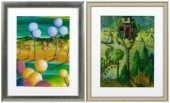 Two Thom Bierdz paintings (Cal