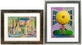 Two Thom Bierdz paintings (Cal
