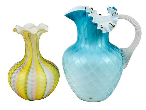 TWO THOMAS WEBB & SONS ATTRIBUTED