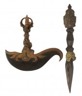 TWO TIBETAN DAGGERSTwo Tibetan