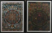TWO TIBETAN TANGKA. Each paint