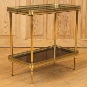 TWO TIER EBONIZED & BRONZE OCC