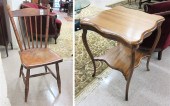 TWO-TIER LAMP TABLE AND STICKL