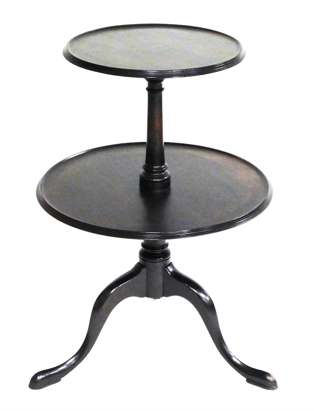 TWO-TIER MUFFINEER/DUMBWAITER, C.