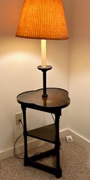 Two tier table floor lamp, with a