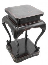 TWO TIERED LACQUERED CHINESE S