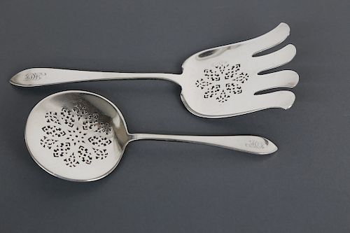 TWO TIFFANY AND CO. SERVING