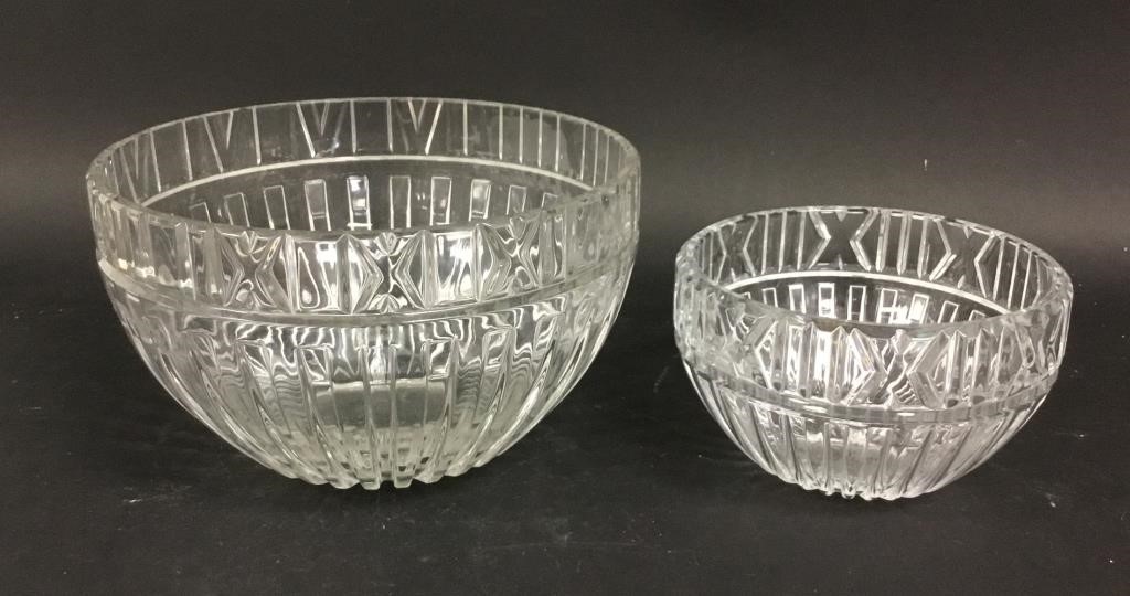 TWO TIFFANY & CO. ATLAS PATTERN