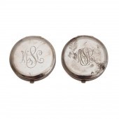 TWO TIFFANY & CO. MONOGRAMMED