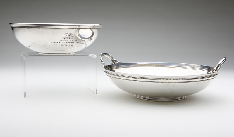 Two Tiffany & Co. sterling silver