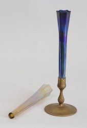 TWO TIFFANY FAVRILLE GLASS SLE