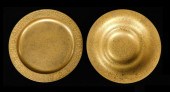 TWO TIFFANY STUDIOS BRONZE DOR