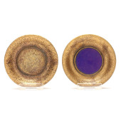 TWO TIFFANY STUDIOS DORE BRONZ