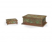 TWO TIFFANY STUDIOS "GRAPE VIN