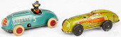 TWO TIN LITHOGRAPH RACE CARS<b