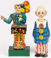TWO TIN LITHOGRAPH WIND-UP TOY