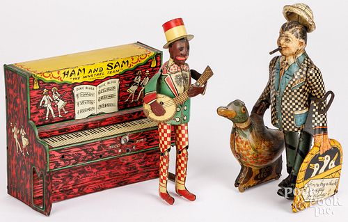 TWO TIN LITHOGRAPH WIND-UP