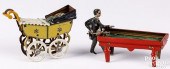 TWO TIN PENNY TOYSTwo tin penn