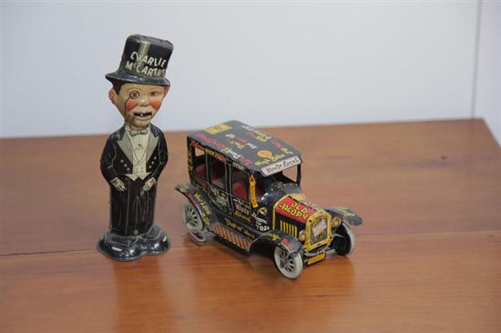 TWO TIN WINDUP TOYS. Both Marx. Old