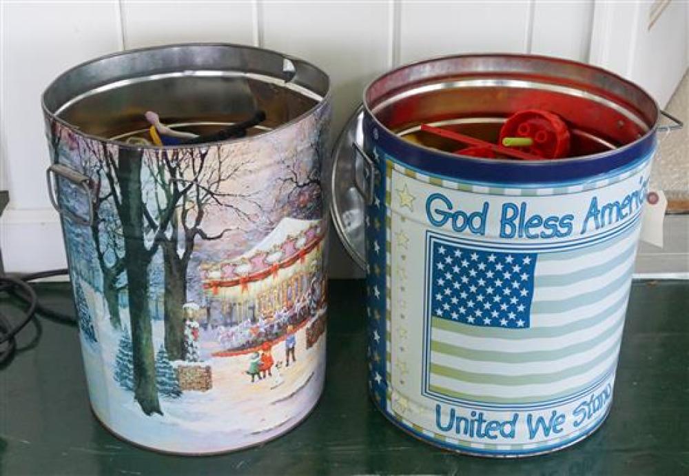 TWO TINS OF TOYSTwo Tins of Toys
