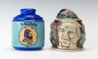 Two Tobacco Humidors: Bagdad