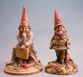 TWO TOM CLARK PAINTED COMPOSIT
