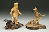 Two Tom Wolfe carvings: fronti