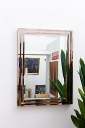TWO-TONE DECORATIVE BEVELED WA
