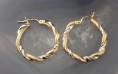 TWO-TONE FOURTEEN KARAT GOLD H