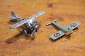TWO TOY AIRPLANES.  German and