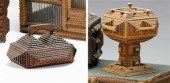     	Two tramp art boxes    20