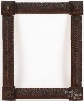 TWO TRAMP ART FRAMES, ETC.Two