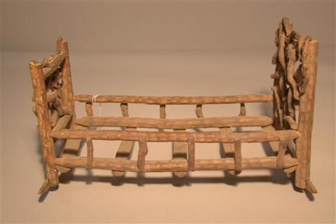 TWO TRAMP ART PIECES including a