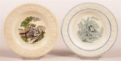 TWO TRANSFER DECORATED ALPHABE