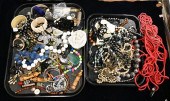 TWO TRAY LOTS OF VARIOUS COSTU