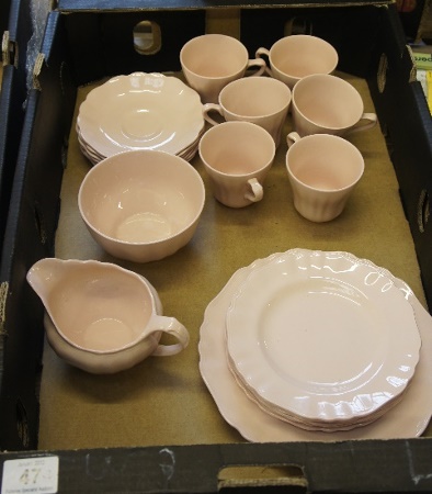 Two Trays comprising of a White