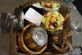 Two Trays mixed household orna