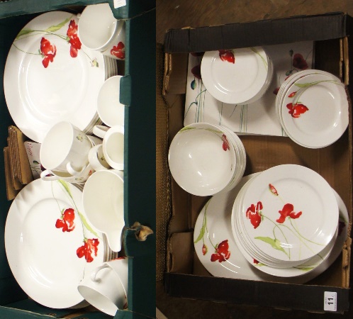 Two Trays of Aynsley Meadown Tea