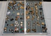 TWO TRAYS OF COSTUME JEWELRY A