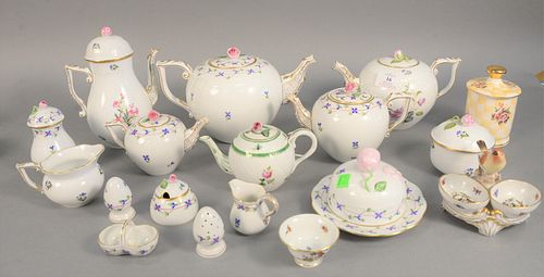 TWO TRAYS OF VARIOUS HEREND
