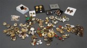 TWO TRAYS WITH VINTAGE AND COS