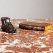 TWO TREEN WOOD BOXESThe first