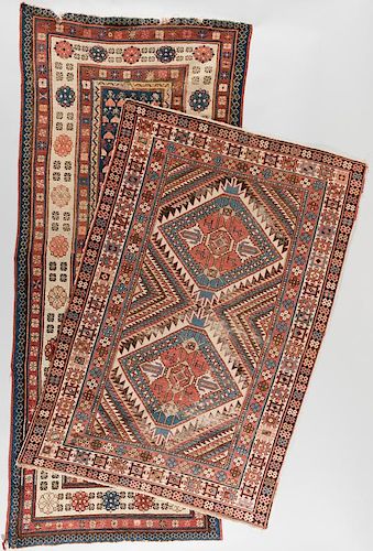 TWO TRIBAL AREA RUGS INCL TALISH1st