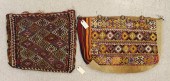 TWO TRIBAL WOVEN BAGSTWO TRIBA