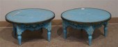 TWO TUNISIAN DECORATED FRUITWO