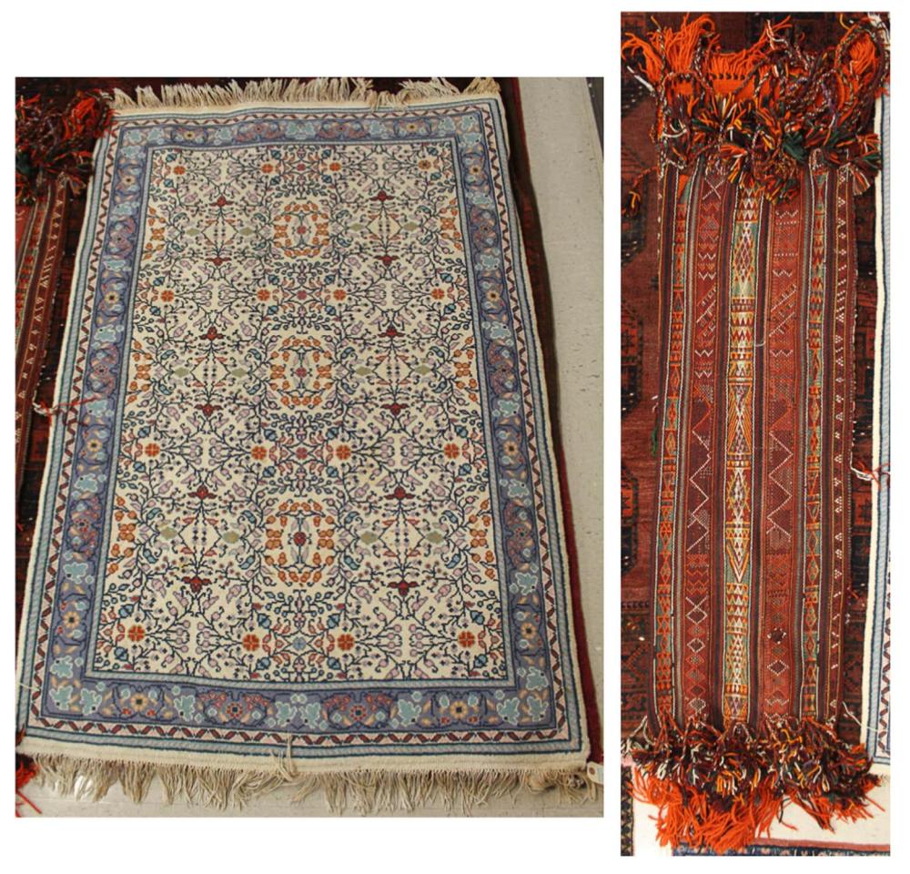 TWO TUNISIAN WEAVINGTWO TUNISIAN