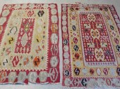 TWO TURKISH KILIM RUGSTwo Turk