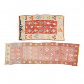 TWO TURKISH KILIMS The first w