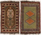 TWO TURKISH RUGSTwo Turkish Ru
